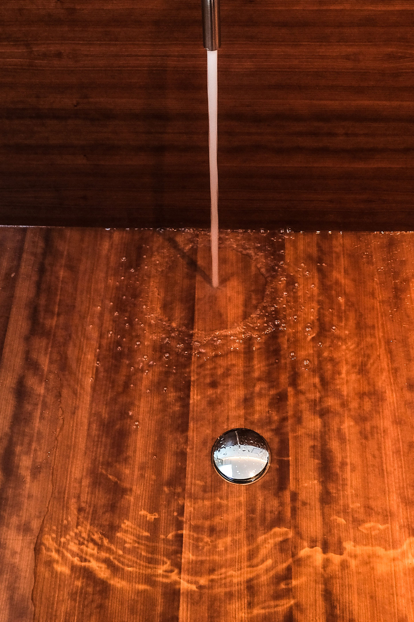 Image no. 4 of Ofuro wooden bathtub in American Cherry wood - London Cherry
